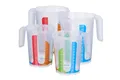 Produktbild: 4er Set bunt – 2 Messbecher mit 1L  2 mit 500ml – bruchsichere Kunststoff-Mes...