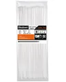 Produktbild: Kabelbinder 100 Stück Weiß 200 mm × 36 mm mit 182 kg Zugfestigkeit UV-Beständ...