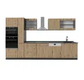 Produktbild: Vicco Küchenzeile R-Line, Artisan Eiche/Anthrazit, 350 cm mit Hochschrank, ohne Arbei...