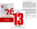 Produktbild: XXL Tages Abreisskalender 2026 BRUNNEN Nr. 13 Kalender Tagesblock 9,8 x 14,2 cm