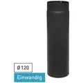 Produktbild: Raik Ofenrohr raik Rauchrohr Ofenrohr 120mm - 500mm schwarz, Längenelement schwarz