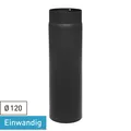 Produktbild: Rauchrohr / Ofenrohr 120mm - 500mm schwarz DN120 Kaminrohr Ofen Rohr