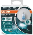Produktbild: Osram COOL BLUE INTENSE H11, +100% mehr Helligkeit, bis zu 5.000K, Halogen-Scheinwerferlampe, LED-Look, Duo Box (2 Lampen), 64211CBN-HCB