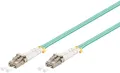 Produktbild: Goobay 93385 LWL Kabel, Multimode (OM3) Aqua, 2 m, Türkis - LC-Stecker (UPC) > LC-Stecker (UPC)