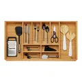 Produktbild: Orga-Box 3 BAMBUS Besteckeinsatz für 90er Schublade (473 x 797 mm) mit 10 Fächer Holz-Besteckeinlage für Nobilia Küchen ab August 2012