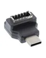 Produktbild: InLine USB 3.2 Adapter USB-C Stecker zu intern USB-E Frontpanel Buchse Digital/Daten (33446L)
