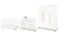 Produktbild: Pinolino® Babymöbel-Set Kinderzimmer-Set 'Riva' extrabreit groß, 3-tlg.