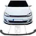 Produktbild: Front Spoiler Spoilerllippe Ansatzlippe Spoiler schwarz ABE* für Stoßstange VW Golf 7