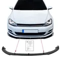 Produktbild: Front Spoiler Llippe Ansatzlippe Schwert schwarz ABE* für Stoßstange VW Golf 7