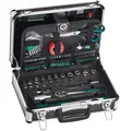 Produktbild: Brüder Mannesmann 29067 Green Line Aluminium-Werkzeug-Koffer Set 90-teilig