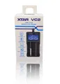 Produktbild: XTAR VC2 USB Ladegerät für 2 x Li-Ionen Akkus 18650 21700 26650 LCD Display
