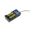 Produktbild: Xtar VC2 - Ladegerät für Li-Ion Akkus 3,6V - 3,7V incl. USB Kabel