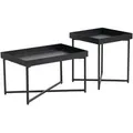 Produktbild: [en.casa] Couchtisch, Schwarz, Metall, 40x44x40 cm, Wohnzimmer, Wohnzimmertische, Couchtische