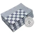 Produktbild: 6er Set Geschirrtücher Baumwolle in 65x65 cm - extrem saugstarke und robuste ...