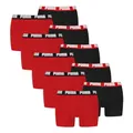 Produktbild: PUMA Herren Boxer Boxershorts Shorts Unterhosen Comfort Stretch 10er Pack, Wäschegröße:XL, Artikel:-011 red/Black