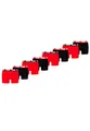 Produktbild: PUMA Boxer Boxershorts Men Herren Everyday Unterhose Unterwäsche 8er Pack, Farbe:Black/Red, Bekleidungsgröße:XL