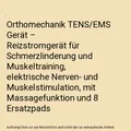 Produktbild: Orthomechanik TENS/EMS Gerät – Reizstromgerät für Schmerzlinderung und Musk