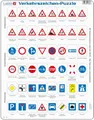 Produktbild: Larsen Verkehrszeichen 48 tlg., individuelle Stanzmotive, Puzzlerahmen