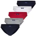 Produktbild: Tom Tailor Underwear Herren Mini 5er Pack Slip, Blau (Navy-White-red 7249), XX-Large (Herstellergröße: XXL/8)