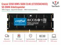 Produktbild: Crucial 32GB DDR5-5600 CL46 (CT32G56C46S5) SO-DIMM K