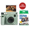 Produktbild: Fujifilm Instax WIDE 400 grün Sofortbildkamera Top-Set