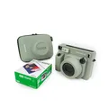 Produktbild: Set Fujifilm Instax WIDE 400 grün Sofortbildkamera mit Film und Case