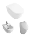 Produktbild: VILLEROY & BOCH SUBWAY 2.0 WAND WC INKL WC-SITZ & SSS+BIDET/URINAL 5614R0R1