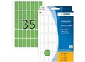 Produktbild: HERMA Mehrzwecketiketten 2355 Grün 12 x 30 mm Rechteckig 32 Blatt à 35 Etiketten