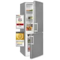 Produktbild: Exquisit Kühl-Gefrierkombination KGC233-60-HE-040D inoxlook | 173 l Nutzinhalt | Edelstahloptik