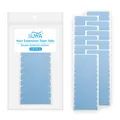 Produktbild: SUYYA Tape Extensions Kleber, Tapes Klebestreifen Extensions Pro Wasserdicht Ersatztapes Klebestreifen Ersatz Tapes für Tape Extensions Echthaar 4cmx0.8cm(120 Stück,Blau)