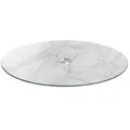 Produktbild: LEONARDO 34925 Servierplatte Turn 33 cm Marmoroptik, weiß/grau (1 Stück)