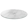 Produktbild: LEONARDO 34925 Servierplatte Turn 33 cm Marmoroptik, weiß/grau (1 Stück)