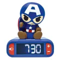 Produktbild: Marvel Avengers Captain America 3D-Nachtlichtwecker Lexibook