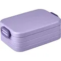 Produktbild: Mepal | Midi Brotdose | Lunchbox für 2 Sandwiches oder 4 Brotscheiben | Meal Prep Box | Brotdose für Erwachsene | Essenbox mit Unterteilung | Vivid