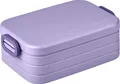 Produktbild: Mepal Midi Lunchbox Brotdose für 2 Sandwiches mit Unterteilung Vivid Lilac