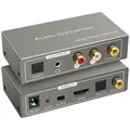 Produktbild: VEDINDUST HDMI ARC Adapter Audio Konverter SPDIF Optical Cinch 3.5mm Ausgang