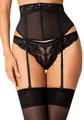 Produktbild: Obsessive Strumpfhalter Strumpfhalter-Gürtel - schwarz, transparent