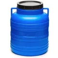 Produktbild: Garronda Regentonne 30L Plastikfass Lebensmittelfass Sauerkrautfass Hobbock Garten GD-0078, 30 l blau 30 l