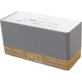 Produktbild: soundmaster UR630WE - Radiowecker mit Bluetooth - AUX - Weckfunktion - grau/holz