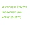 Produktbild: Soundmaster Ur630we Radiowecker Grau (4005425012276) (UR630WE)