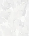 Produktbild: Vliestapete Bananenblätter weiß silber metallic Marburg Avalon 31623 (5,80€/1qm)