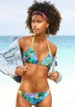 Produktbild: Venice Beach Bikini-Hose Hanni mit tropischem Print und gelben Details