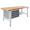 Produktbild: ADB Werkbank mit Schubladenbox-4 SL,H850xB1500xT750mm 42672