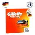 Produktbild: 20X Gillette Fusion5 Rasierklingen 20 Original Ersatzklingen Herren | DE~ ⭐⭐⭐⭐⭐