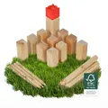 Produktbild: Ocean 5 Kubb - Original Wikinger Wurfspiel für Draußen - Holz Schach Kegel Spiel aus Skandinavien - Das Geschicklichkeitsspiel für Den Sommer