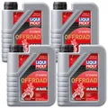 Produktbild: 4x LIQUI MOLY 3063 Motorbike 2T Synth Offroad Race 2-Takt Motor Öl Motorradöl 1L