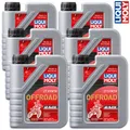 Produktbild: 6x LIQUI MOLY 3063 Motorbike 2T Synth Offroad Race 2-Takt Motor Öl Motorradöl 1L