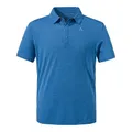 Produktbild: Schöffel Herren CIRC Polo Shirt Tauron M, kreislauffähiges Wandershirt, schnell trocknendes, leichtes Poloshirt mit Fast 100% Recyclingfähigkeit, Cornflower Blue, 46