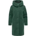 Produktbild: Ragwear Langmantel Joonie YOUMODO Langer Winter Plüschmantel mit Kapuze grün L (40)