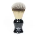 Produktbild: Omega Rasierpinsel 46650 Hi Brush mit schwarzem Griff Carbon Look